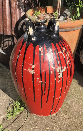 Stoneware flagon antique - stoneware,