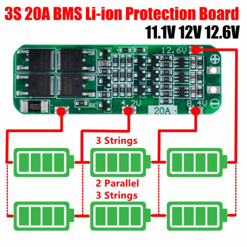 20a pcb bms ion - bms, battery