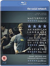 THE SOCIAL NETWORK BLU-RAY -