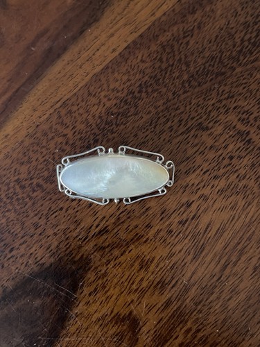 Vintage silver mother pearl - vintage, of