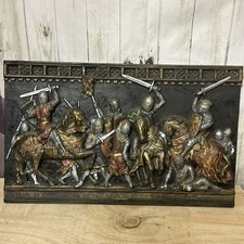 Marcus Design Wall Plaque “The Tournament” (Restored Following Damage) 491a