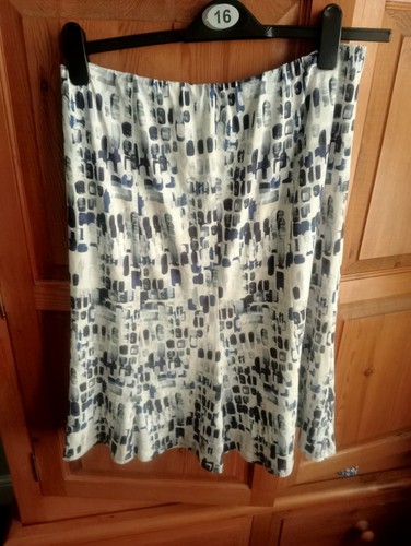 David nieper skirt blue and - ,
