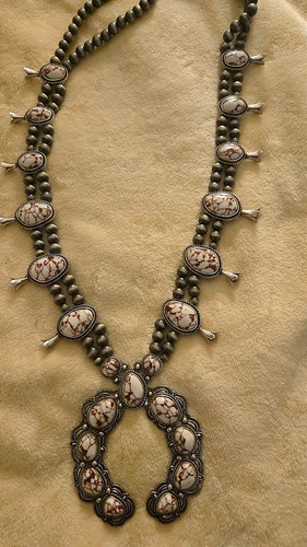 Navajo style squash blossom - navajo,