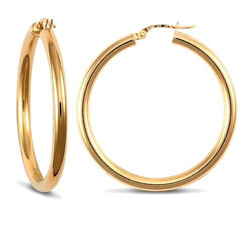 Creole earrings gold - creole,