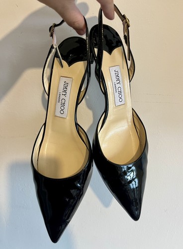 Jimmy choo tilly - black, patent