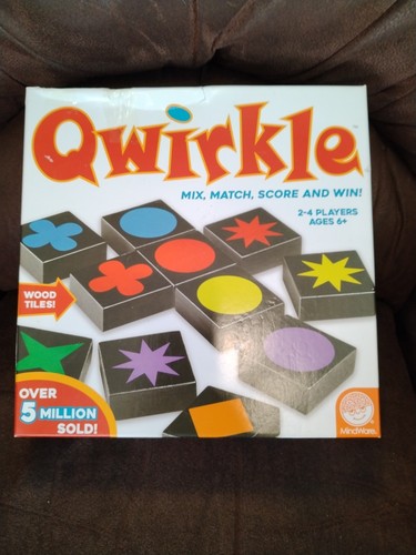 Qwirkle board game - qwirkle,