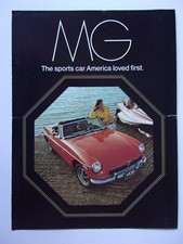 MG RANGE orig 1972 USA Mkt