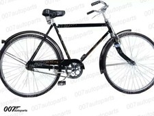 Roadster Cycle City Bike Bicycle Single Speed Black For Adults