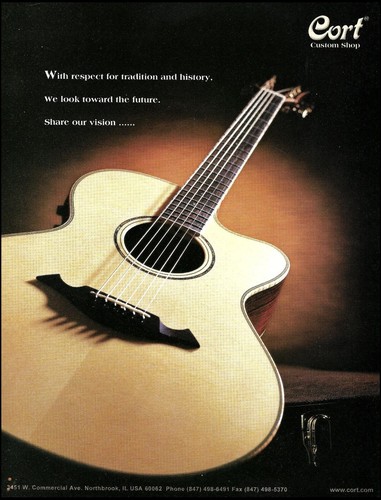 2002 cort custom shop acoustic - 2002,