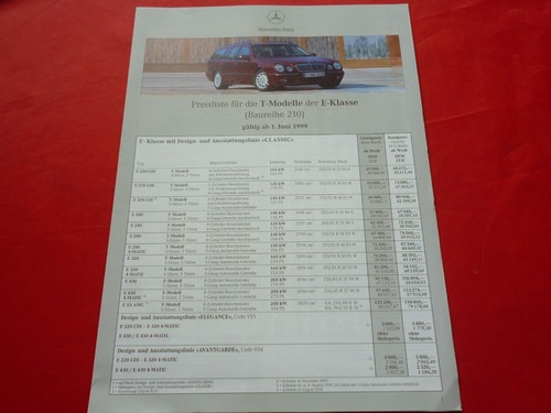 Mercedes s210 class estate e - mercedes,