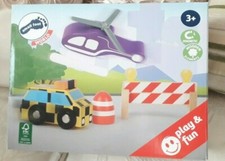 Airport set wooden play set