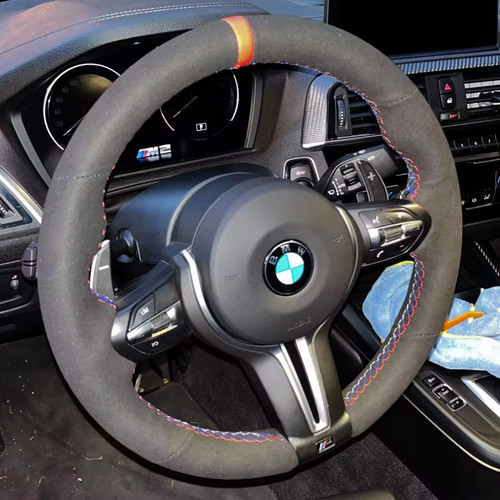Suede alcantara steering - suede,
