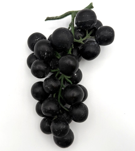 Alabaster stone black grape - stone,