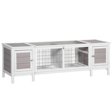 PawHut Rabbit Hutch, Guinea