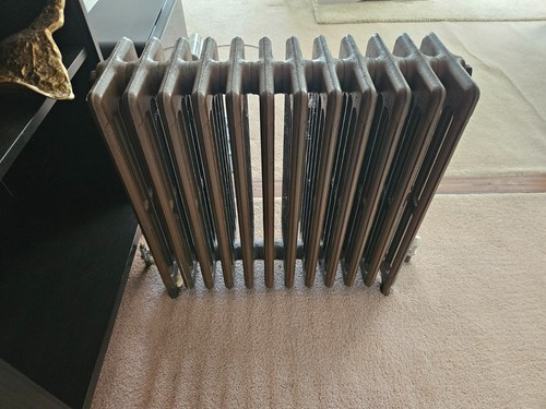 Vintage cast iron radiator - cast,
