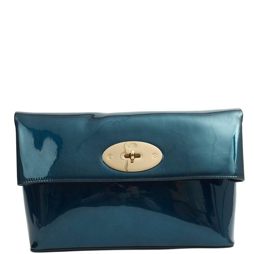 Mulberry clutch postman lock - mulberry,