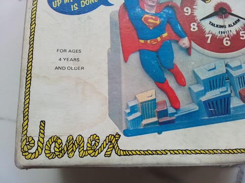 Vintage janex talking superman - vintage,