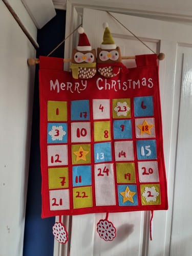 Fabric christmas advent - fabric,
