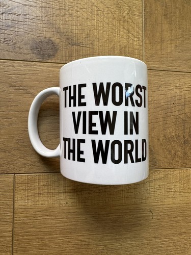 Banksy walled off hotel mug - mug,