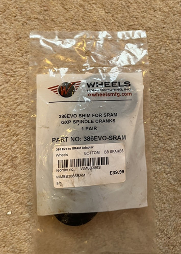 Wheels mfg 386 evo - adaptor, for