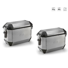 Pair Side Cases 36L Aluminum