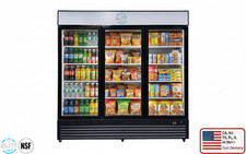NEW 78" Commercial 3 Glass