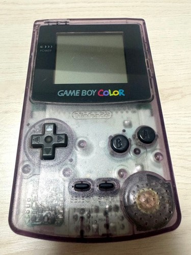 Nintendo game boy color clear - color,