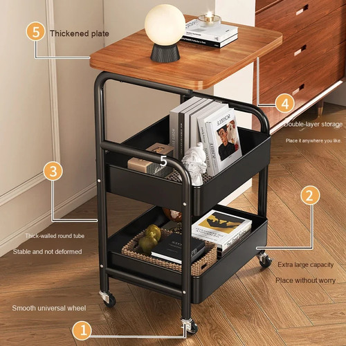 Tier rolling storage trolley - tier,