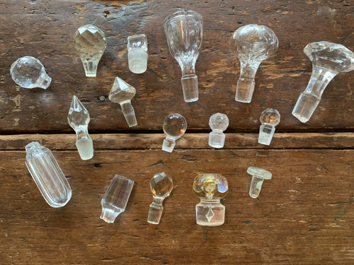 Vintage decanter stoppers - decanter,