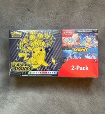 Pokemon SURGING SPARKS Elite Trainer Box ETB & Booster Bundle Costco 2 Pack