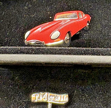 Cufflinks Red E Type Jaguar - T M Lewin, Presentation Boxed