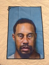 Tiger Woods Mugshot -Microfiber- Funny Gift For Him/Man/ Clip Included