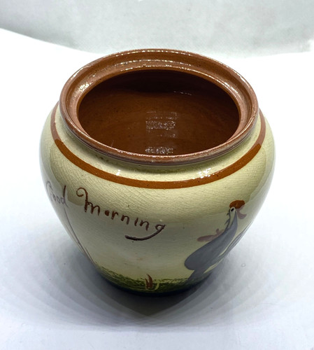 Vintage torquay mottoware pot - vintage,