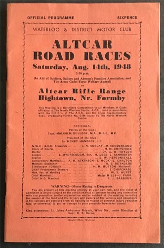 Altcar aug 1948 - aug,