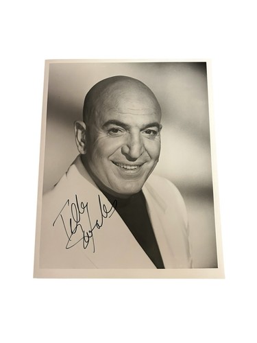 Telly savalas signed - telly, 8x10