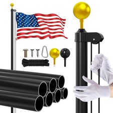 25 FT Heavy Duty Aluminum Flag