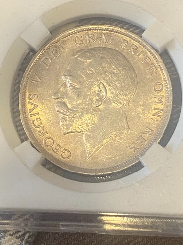 King george 1918 half crowns - v,