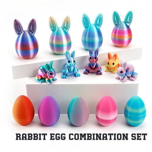 Printed easter rabbit egg - rabbit,