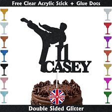 Karate Cake Topper, Birthday