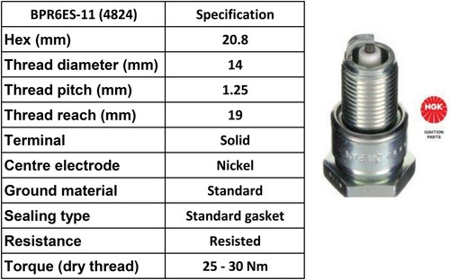 Ngk 4824 genuine spark - 4,