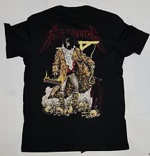 METALLICA - SMALL LOGO CHEST WITH LARGE BACK PRINT - 100% OFFICIAL MERCHANDISE