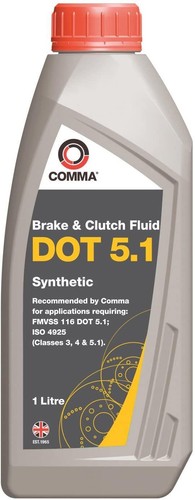 Comma brake clutch fluid dot - &,