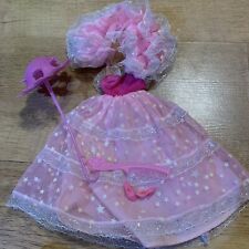 Barbie 1985 Vintage Dream Glow  Parasol & Accessories full dress 