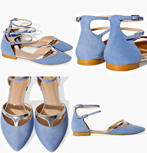 Zara flat pointy leather - zara,