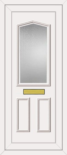 White full height - white, door