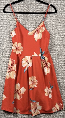 Monteau floral mini dress m - monteau,