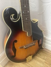 Vintage VFM300F Mandolin In SUNBURST With Hard Case RARE