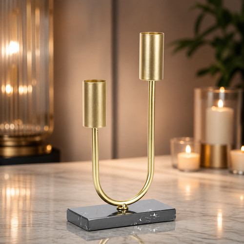 Arm modern candlestick stand - candlestick,