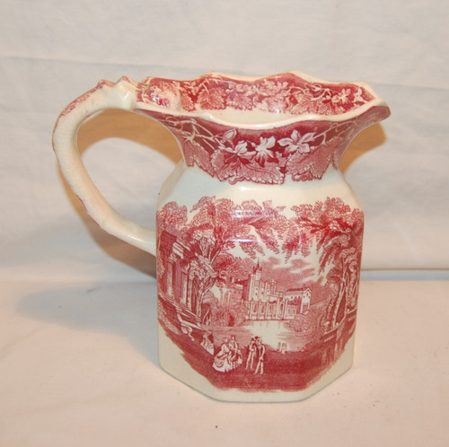 Mason vista red transferware - red,