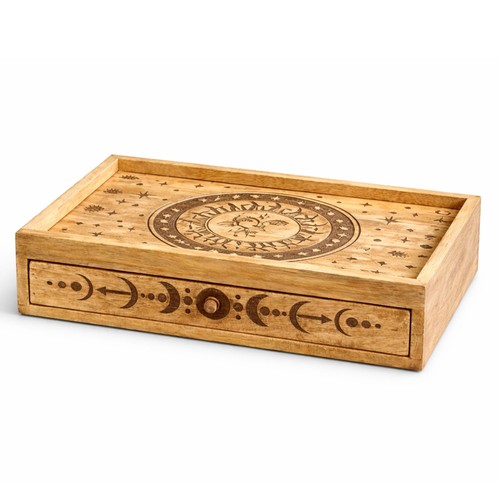 Sun moon carved - moon,